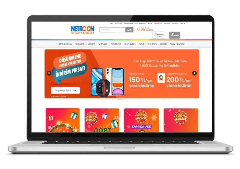 Mağza açma özellikli e-ticaret sctripti